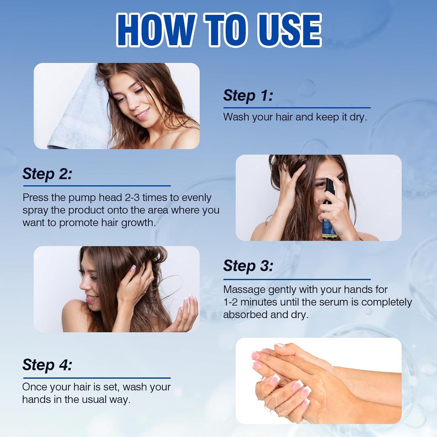 🔥🔥🔥HOT SALE 50% OFF💥 Fast Hair Growth Serum 💁♀️