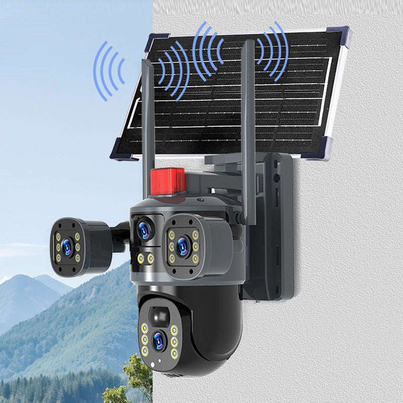 ??2025 New Hot Sale?? Triple-Lens Solar 360¡ã Dome Camera