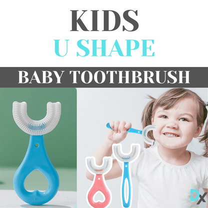 💥💥💥Last 5 hours discount👧🪥👦 All Rounded Children U-Shape Toothbrush