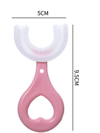 💥💥💥Last 5 hours discount👧🪥👦 All Rounded Children U-Shape Toothbrush