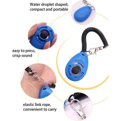 📢🔥🔥Best Sellers：🐶Pet Training Clicker with Wrist Strap🔔