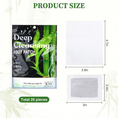 💥💥💥HOT SALE 50% OFF👣 20PCS Natural Bamboo Vinegar Ginger Powder Pad 🌙