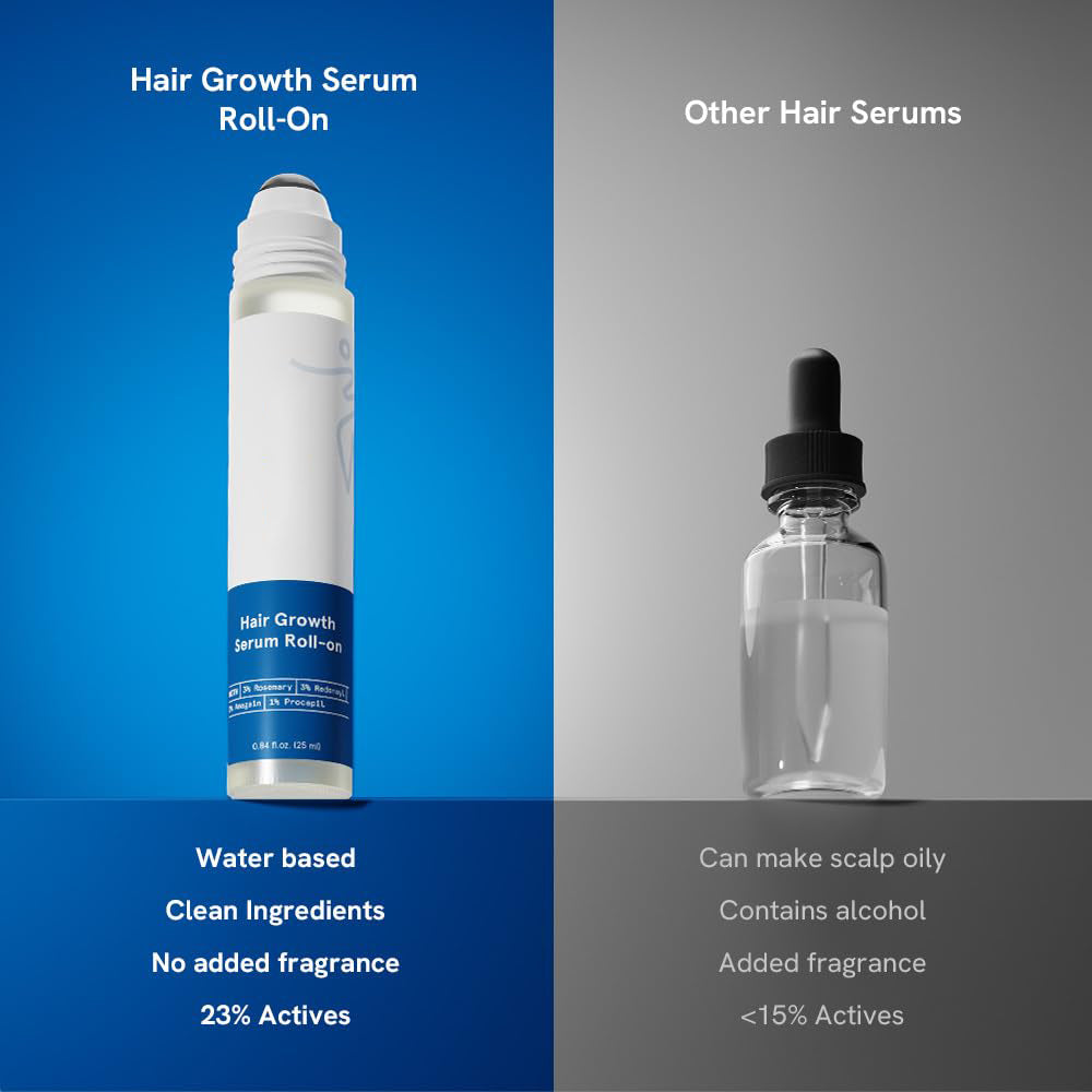 📢💥💥Final 5 Hours 54% OFF🔥Rosemary Hair Growth Serum Roll On 👩👦