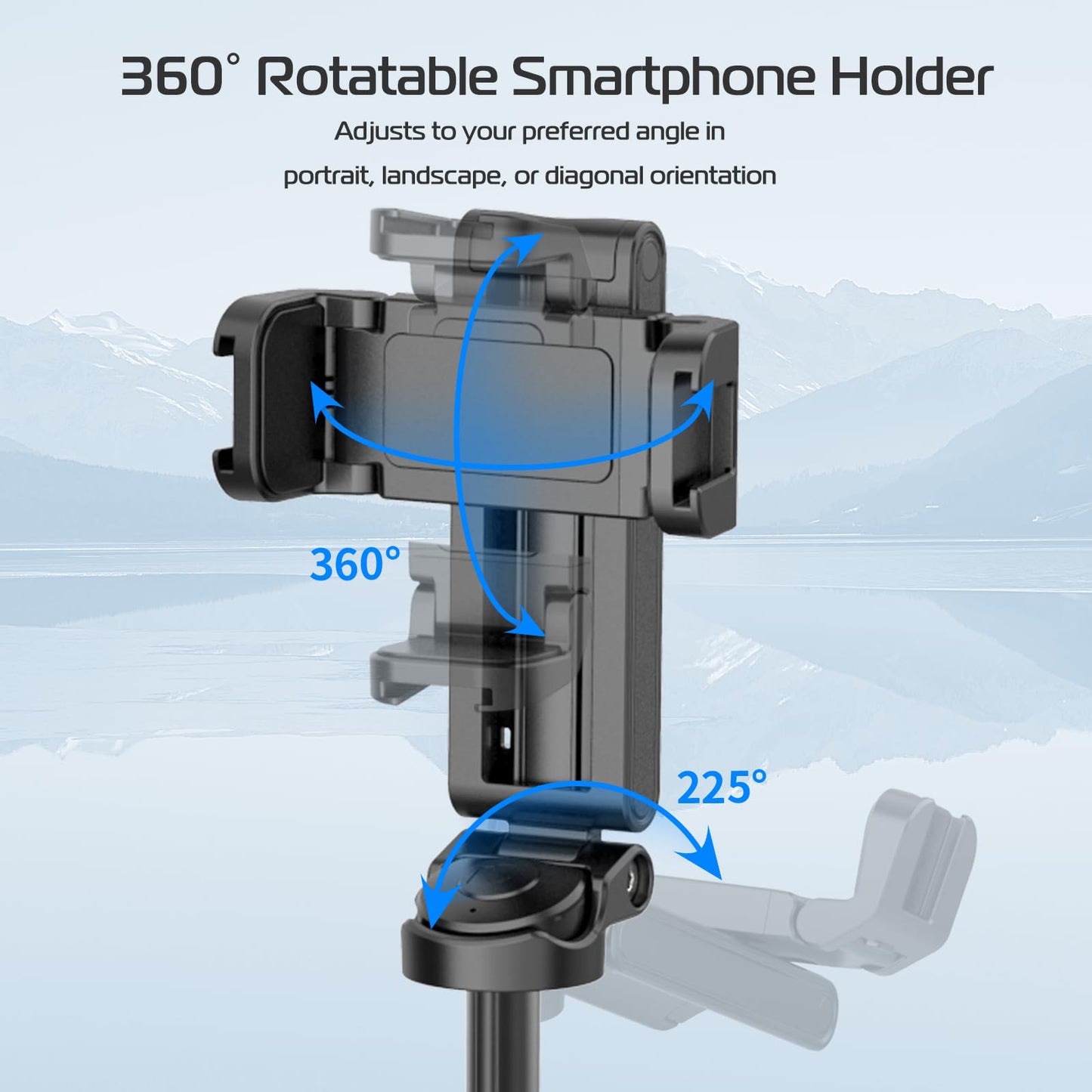 2025 NEW SALE - 49% OFF~Extendable Grip Phone Tripod with Detachable Remote (Pocket Size)