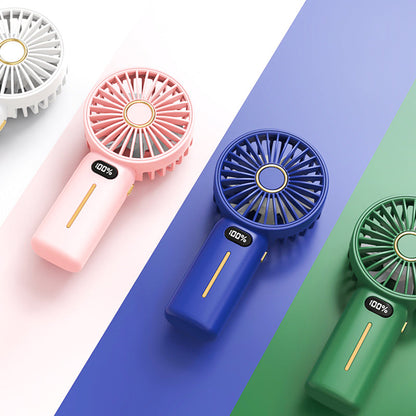 Rechargeable portable silent digital display handheld fan❄Buy 2 get 10% Off Extra Auto & Free Shipping❄