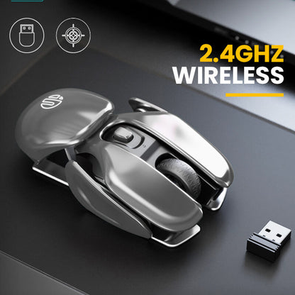 ?2023 New Hot Sale 50% Off?Wireless Ergonomics Metal Mouse