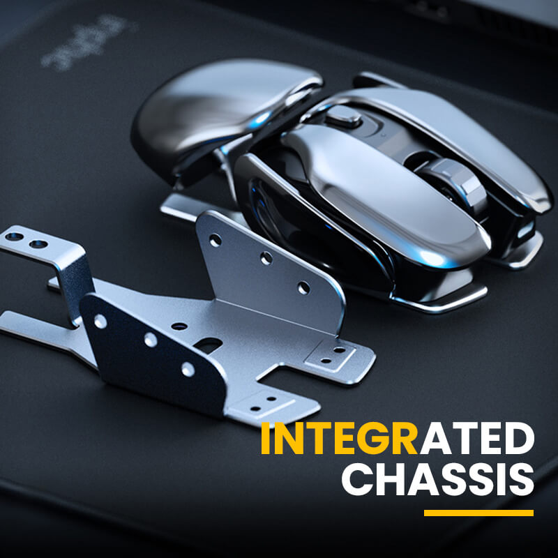 ?2023 New Hot Sale 50% Off?Wireless Ergonomics Metal Mouse