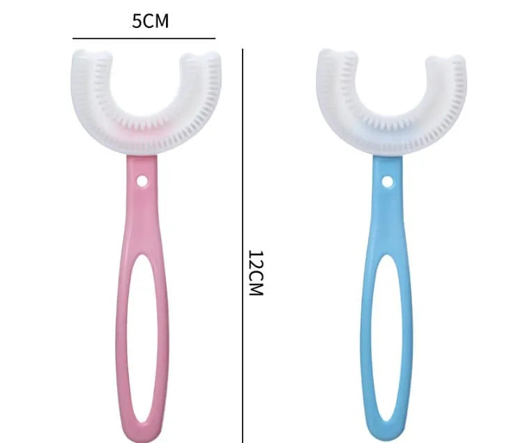 💥💥💥Last 5 hours discount👧🪥👦 All Rounded Children U-Shape Toothbrush