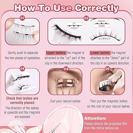 ??Last Day Buy 1 Get 1 Free!!??Reusable Premium Magnetic Eyelashes with Applicator