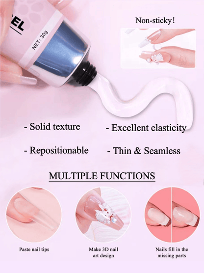 ??Hot selling??-Magic Solid Nail Glue Kit 3-In-1 Nail Art Kits