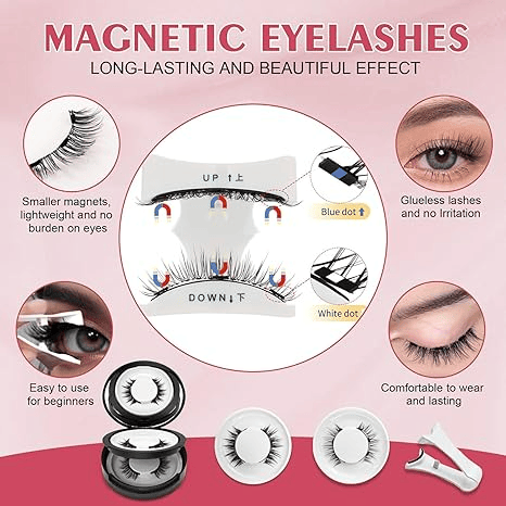 ??Last Day Buy 1 Get 1 Free!!??Reusable Premium Magnetic Eyelashes with Applicator