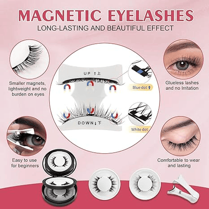 ??Last Day Buy 1 Get 1 Free!!??Reusable Premium Magnetic Eyelashes with Applicator