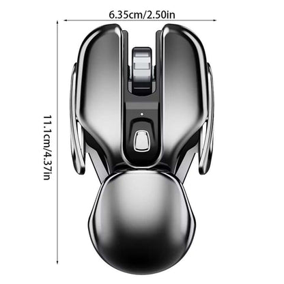 ?2023 New Hot Sale 50% Off?Wireless Ergonomics Metal Mouse