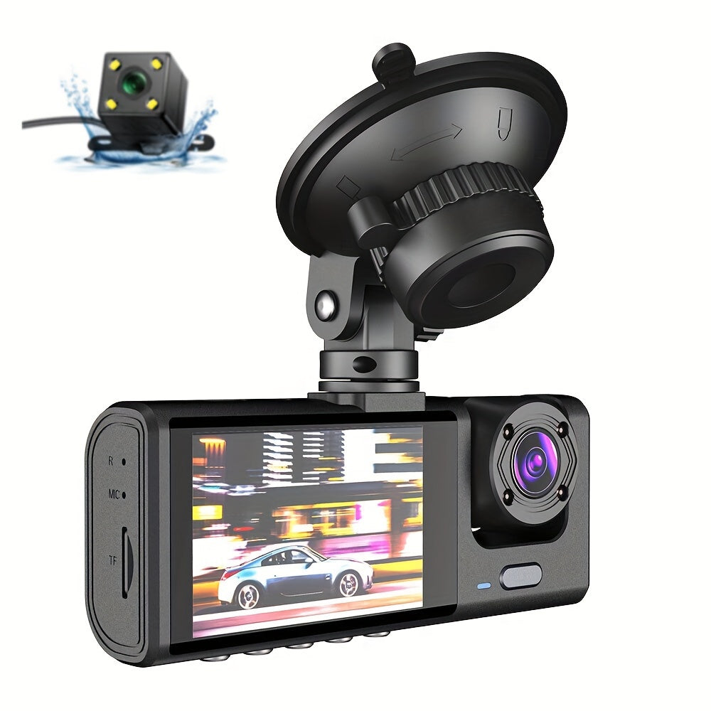 ??2025 New Arrival?? ??Safe Driving 3 Channel Camera Cycle Video Recorder