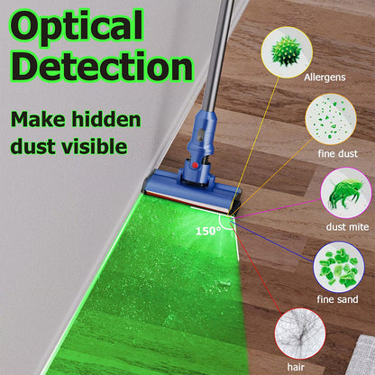 Green LED dust detector lamp Vacuum Cleaner Accessories