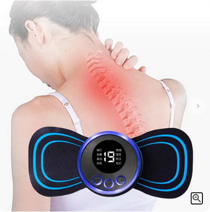 ??Hot Sale??Portable Massager with 8 Modes and LCD Screen - Mini Muscle Stimulator for Pain Relief