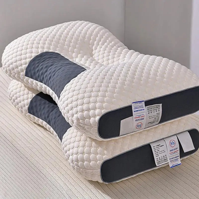 2025 Antibacterial Neck Support Sleep-Aid Massage Pillow