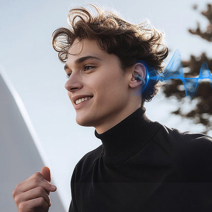 ??2025 HOT SALE????Ear Clip-on Smart Color Screen Intelligent Translation Headset??