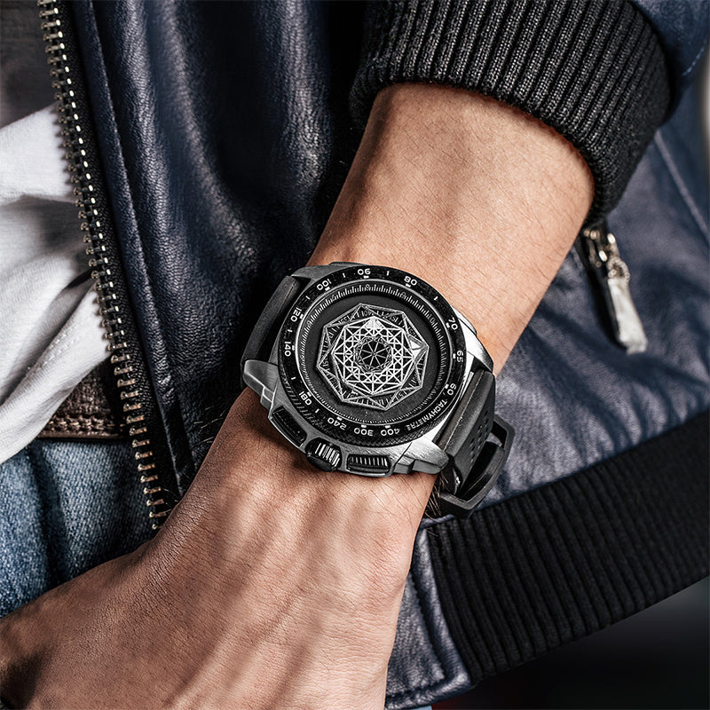 Men’s  Luminous Silicone Quartz Watch