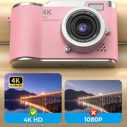 ??4K HD Flip-Screen Digital Camera??