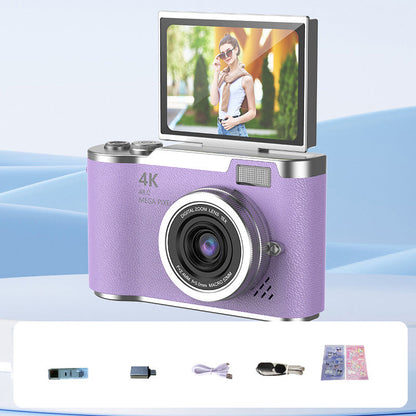 ??4K HD Flip-Screen Digital Camera??