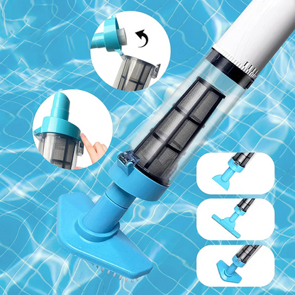 3-in-1 Cordless Handheld Pool Vacuum Cleaner