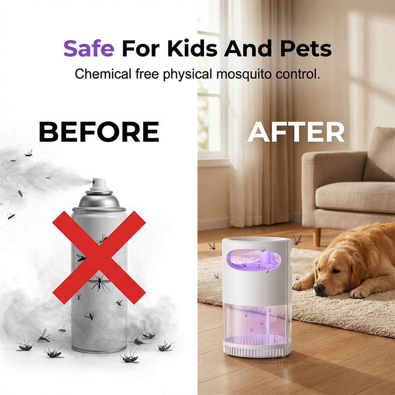 🦟 50% OFF! UV Mosquito Killer Lamp – quiet, USB, chemical-free. 50K+ sold! 🔇💤